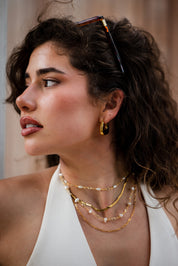 Palm Leaf Earrings